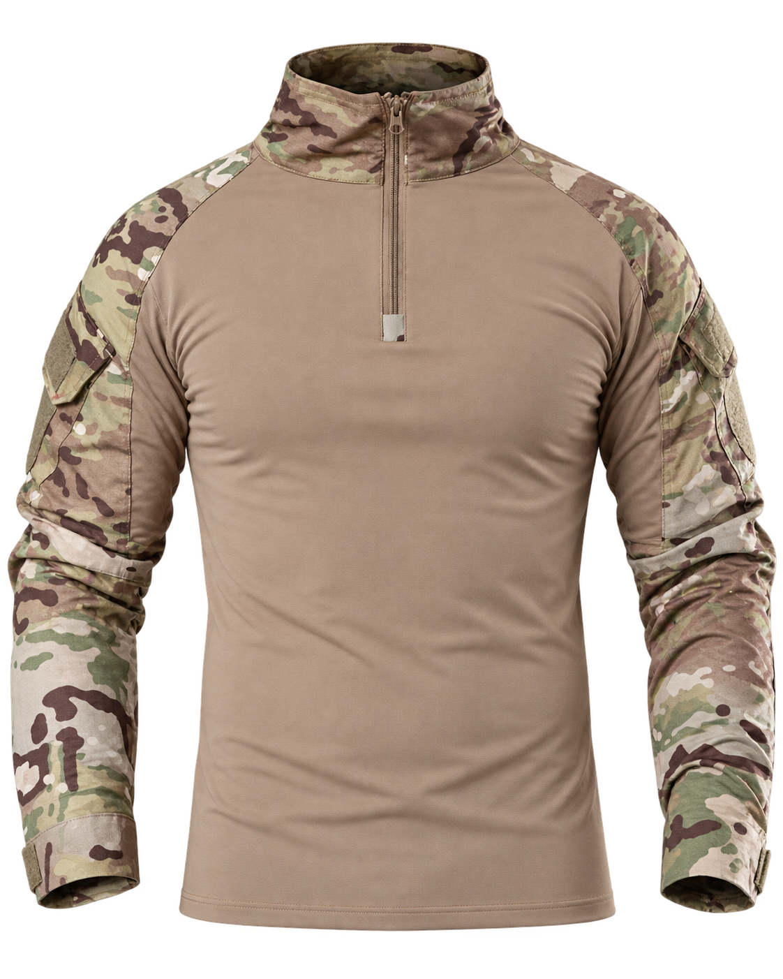 Camiseta táctica personalizada Multicam Coyote